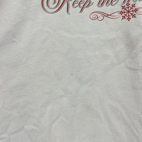 Moody Christmas Co. “Keep the Mood Cheery” Highland Cow T-Shirt Sz L Holiday Tee - Picture 3 of 5